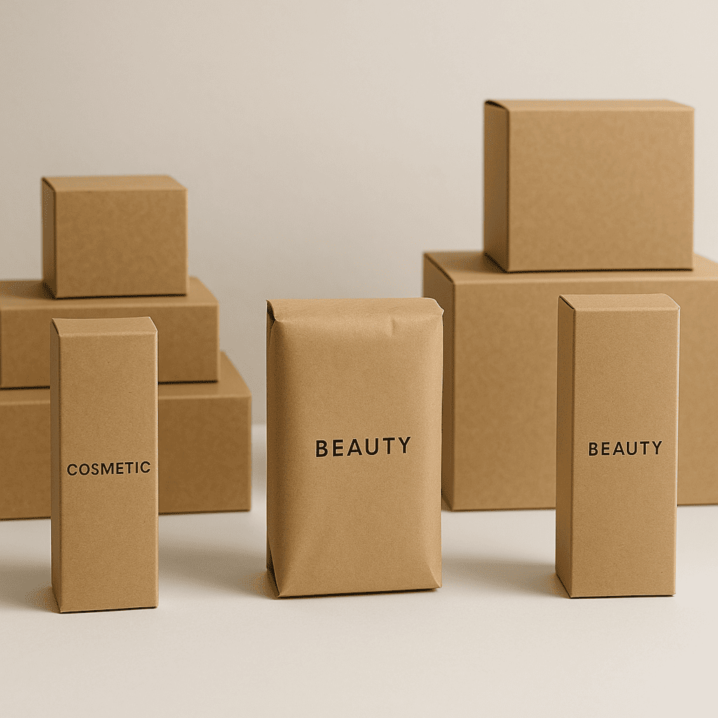 kraft paper cosmetic boxes for beauty packaging