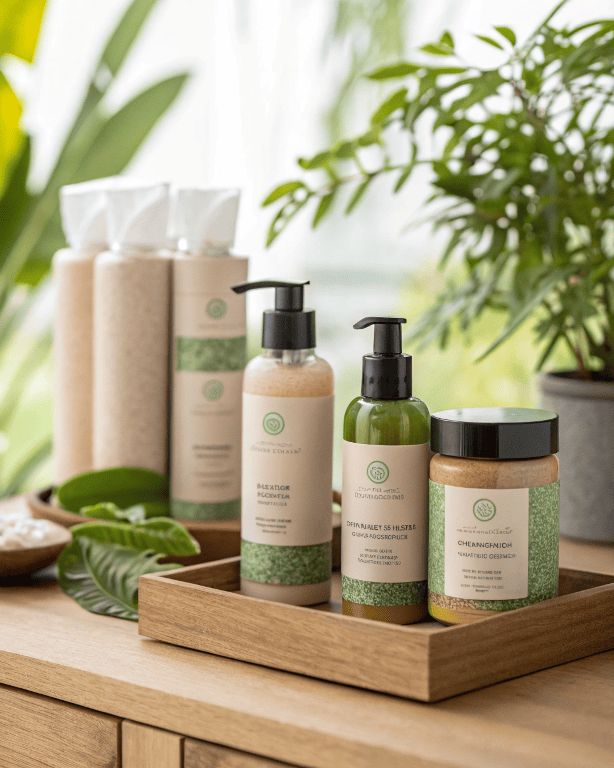 Comparison of cosmetic packaging materials for skincare and makeup