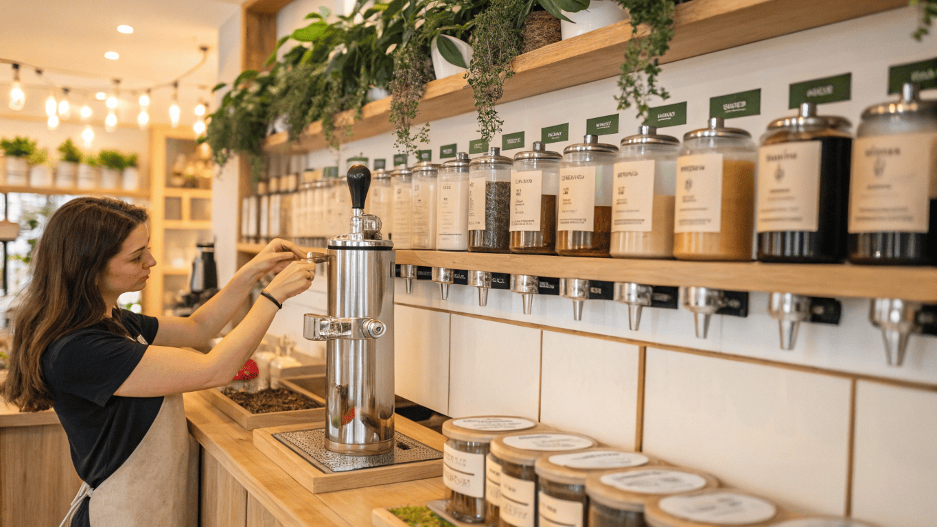 Reusable cosmetic packaging eliminates single-use waste and builds loyalty