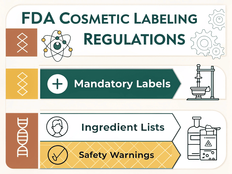 Visual guide to FDA cosmetic labeling regulations