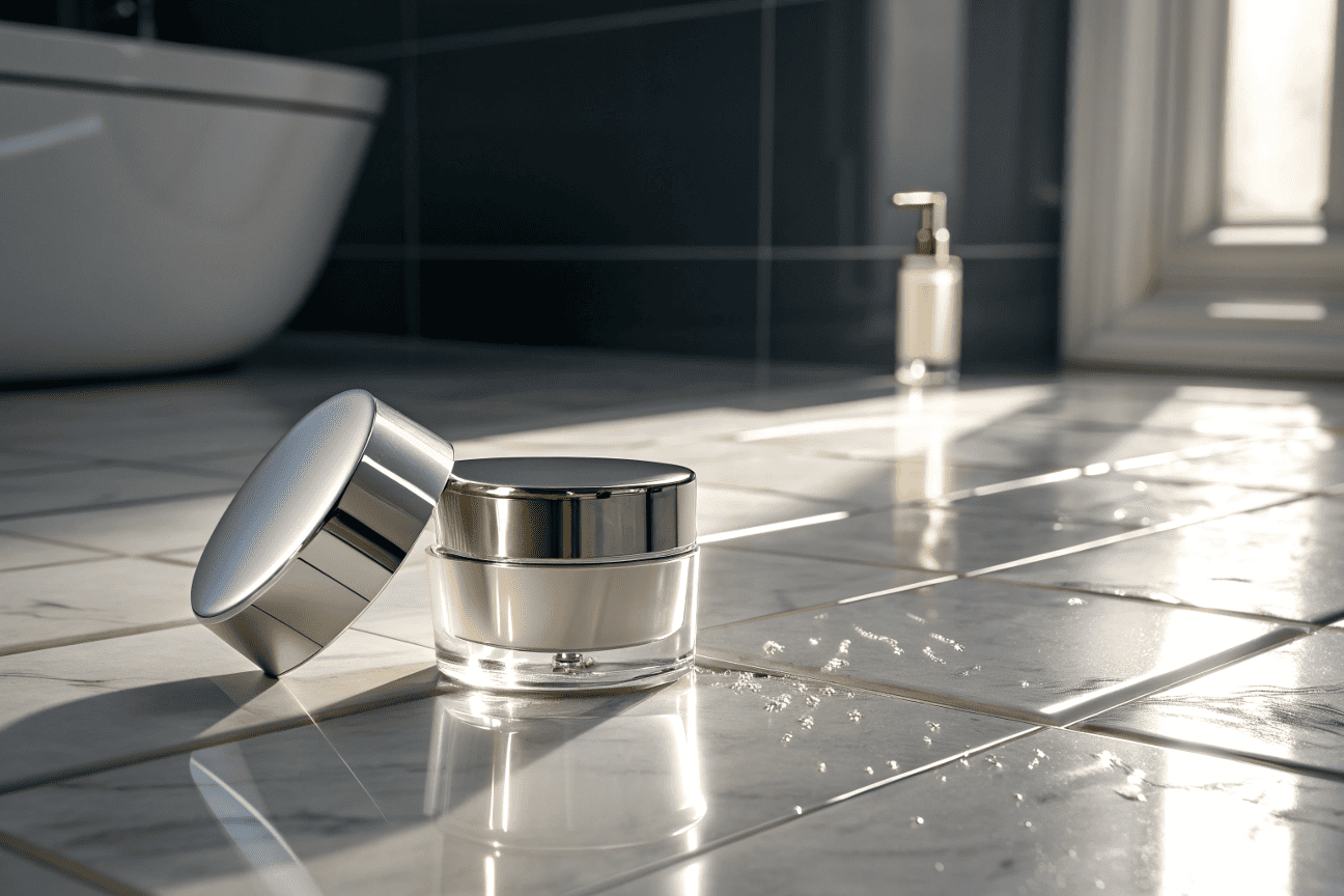 Luxury cosmetic cap made of ABS plastic