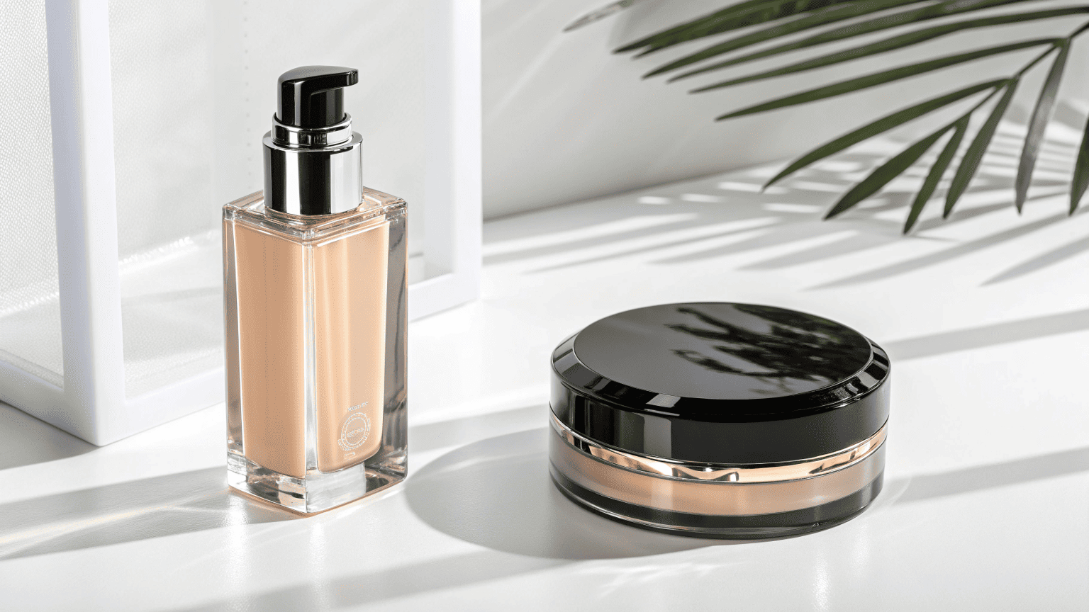 ABS and PETG cosmetic bottles side by side