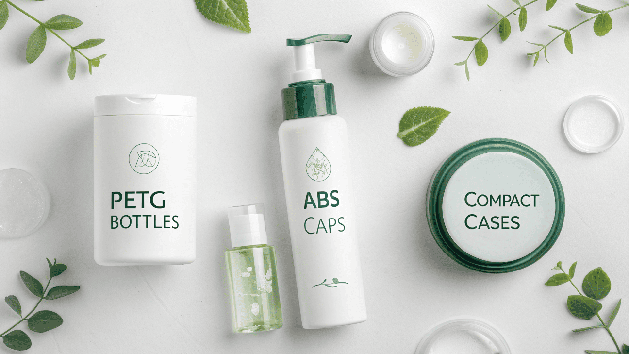 Clear PETG cosmetic bottle ensuring product safety