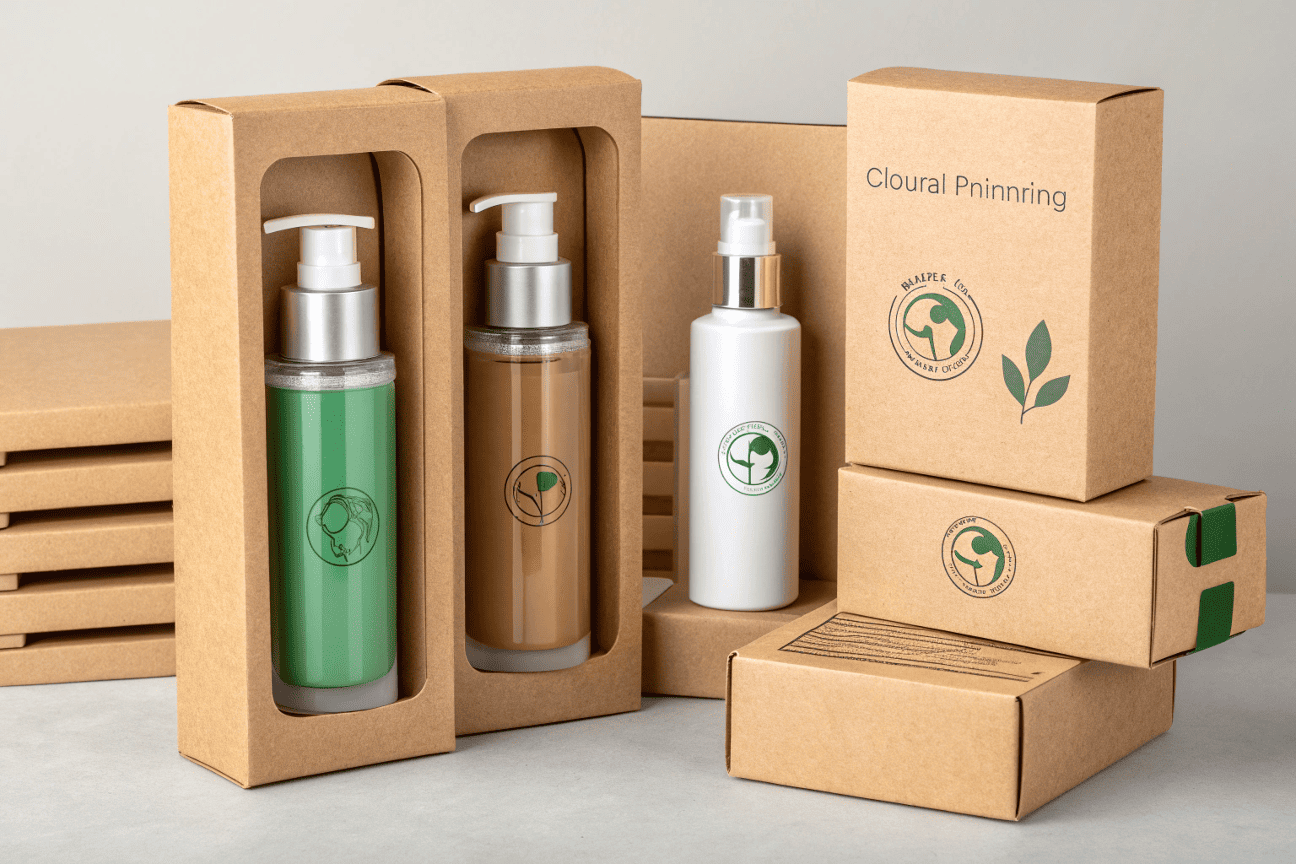 a side-by-side comparison of three identical bottles made from glass, PET, and PP